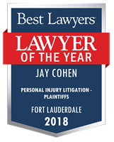 Lawyer of the Year Badge - 2018 - Personal Injury Litigation - Plaintiffs